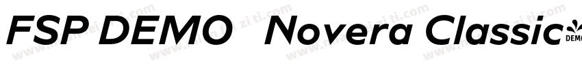 FSP DEMO   Novera Classic字体转换